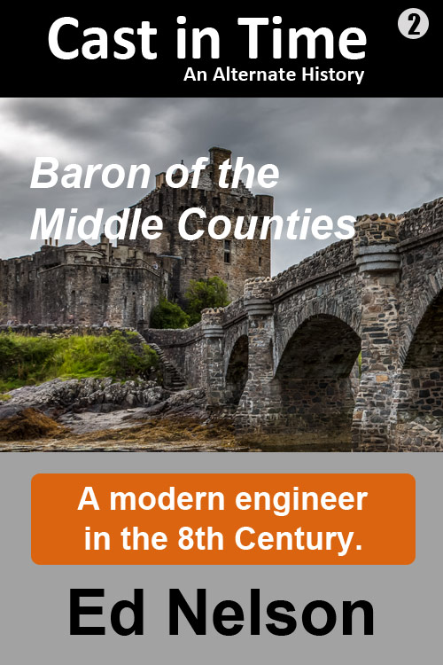 Book cover for Cast in Time - Baron of Middle Counties