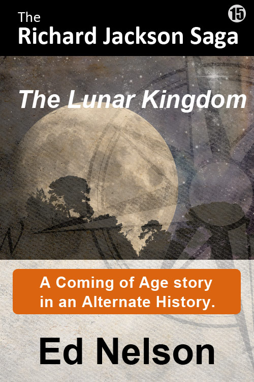 Book cover for The Richard Jackson Saga - The Lunar Kingdom
